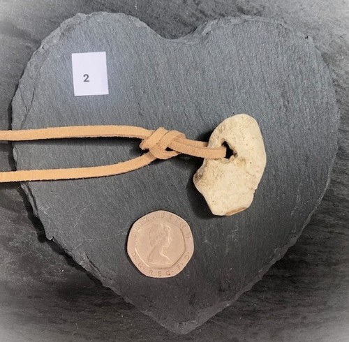 Natural hag stone pendant - hag,