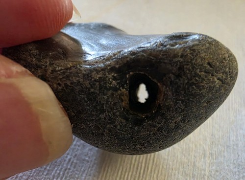 Natural flint hag - hag, stone
