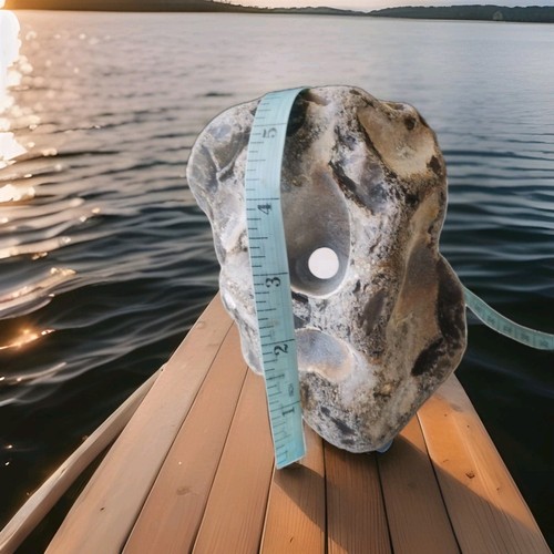 Large hag stone flintstone - large,