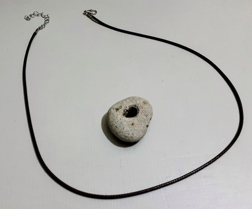 Hag stone necklace - stone, necklace.