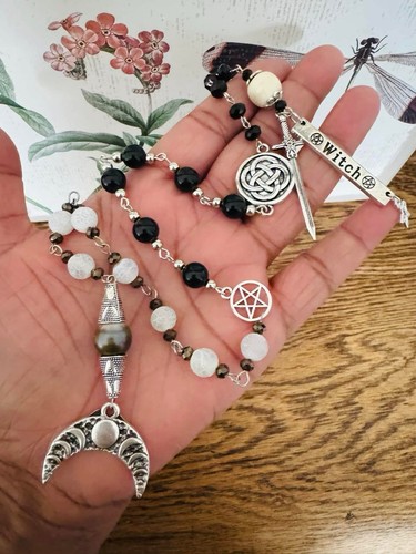 Hecate goddess witch rosary - witch,