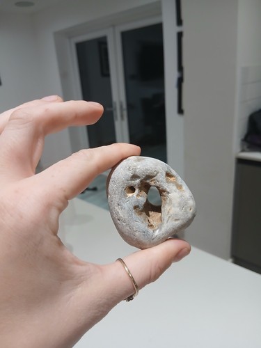 Large hag stone holey - stone,