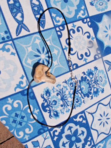 Natural hag stone pendant - ,