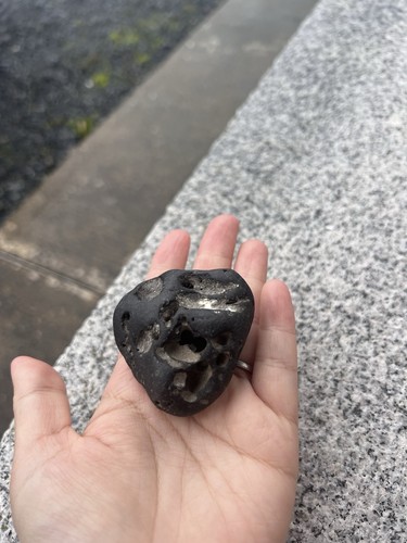 Grey hag stone with single - stone,