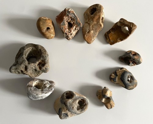 Natural british hag stone - natural,
