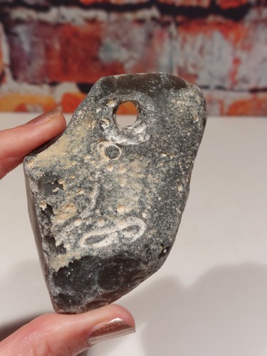 Natural hag stone - natural,