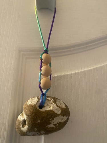 Large brown mix hanging - large,