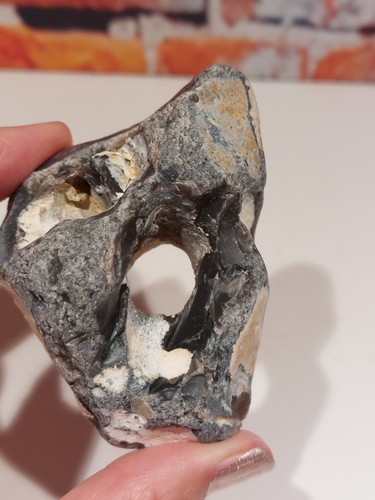 Natural hag stone - hag,