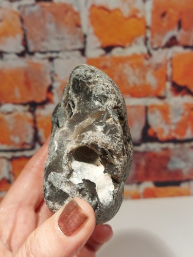 Natural hag stone pagan witch - natural,