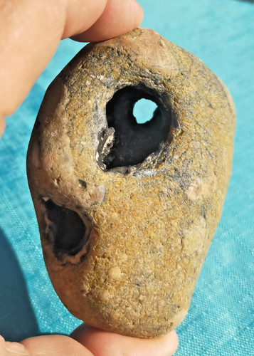 Natural hag stone - hag,